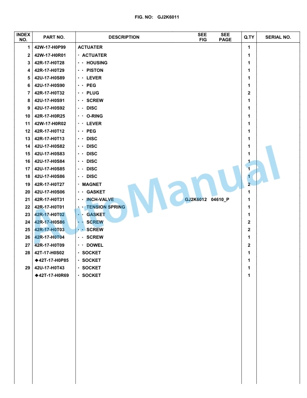 Komatsu WA90-5 Parts Manual WA90_5A 3 Komatsu WA90-5 Parts Manual WA90_5A-3