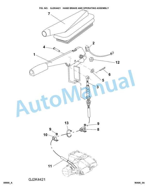 Komatsu WA90-5 Parts Manual WA90_5A 4 Komatsu WA90-5 Parts Manual WA90_5A-4