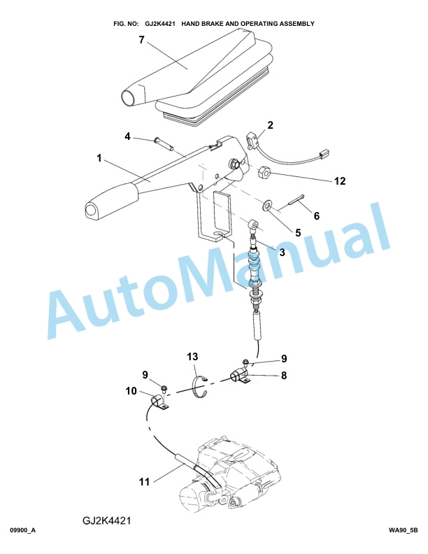 Komatsu WA90-5 Parts Manual WA90_5B 4 Komatsu WA90-5 Parts Manual WA90_5B-4