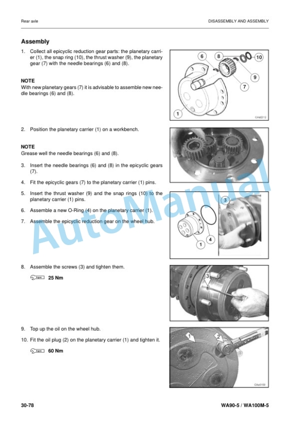 Komatsu WA90-5, WA100M-5 Wheel Loader Shop Manual VEBM270100 5 Komatsu WA90-5, WA100M-5 Wheel Loader Shop Manual VEBM270100 - Image 5