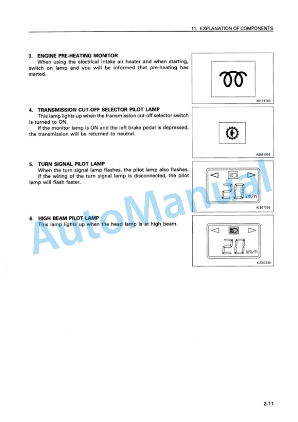 Alternative view of Komatsu WA900-1 Wheel Loader Operation and Maintenance Manual SEAM010401