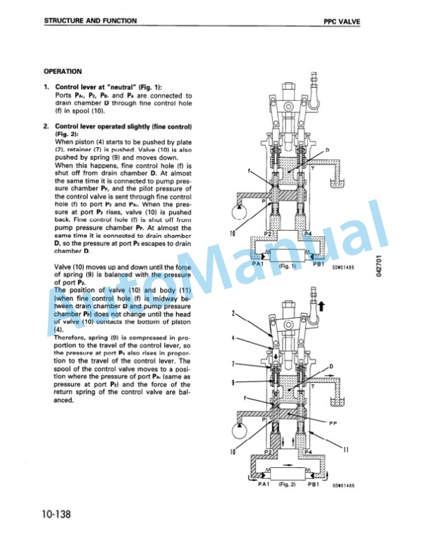 Alternative view of Komatsu WA900-1 Wheel Loader Shop Manual SEBM008002