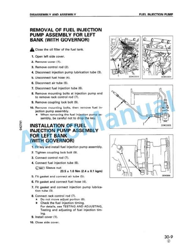 Komatsu WA900-1 Wheel Loader Shop Manual SEBM008002 4 Komatsu WA900-1 Wheel Loader Shop Manual SEBM008002 - Image 4
