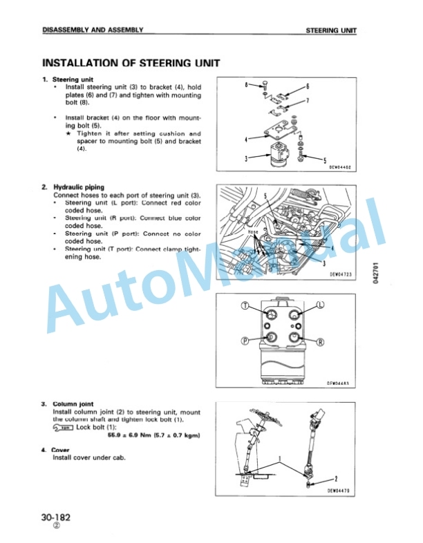 Komatsu WA900-1 Wheel Loader Shop Manual SEBM008002 5 Komatsu WA900-1 Wheel Loader Shop Manual SEBM008002 - Image 5
