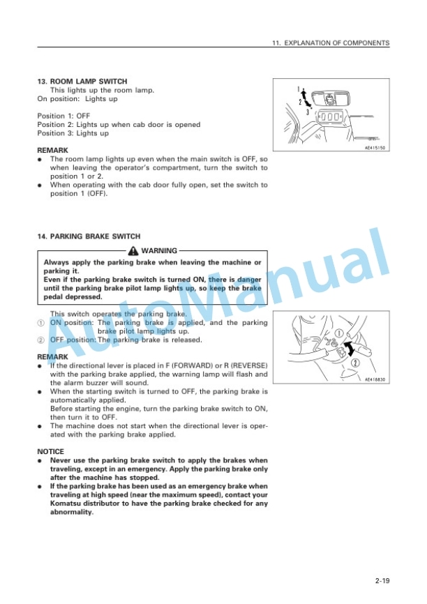Alternative view of Komatsu WA900-3 Avance Wheel Loader Operation and Maintenance Manual PEN00684-03