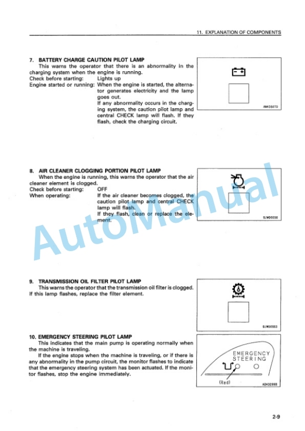 Alternative view of Komatsu WA900-3 Avance Wheel Loader Operation and Maintenance Manual SEAM018701