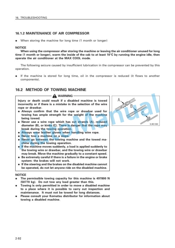 Komatsu WA900-3 Avance Wheel Loader Operation and Maintenance Manual TEN00610-00 3 Komatsu WA900-3 Avance Wheel Loader Operation and Maintenance Manual TEN00610-00 - Image 3