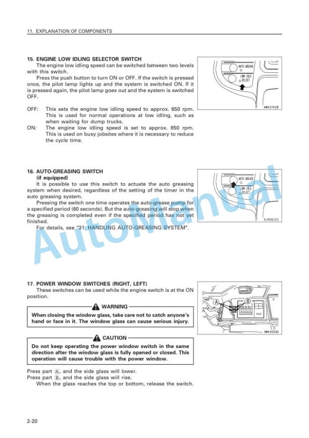 Alternative view of Komatsu WA900-3 Avance Wheel Loader Operation and Maintenance Manual TEN00649-02