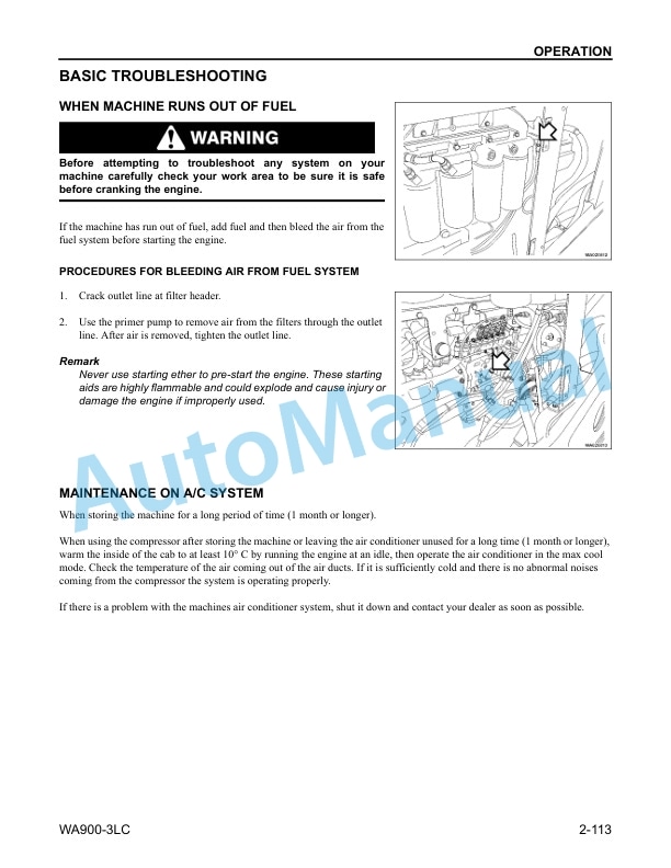 Komatsu WA900-3LC Wheel Loader Operation and Maintenance Manual CEAM004002 4 Komatsu WA900-3LC Wheel Loader Operation and Maintenance Manual CEAM004002 - Image 4