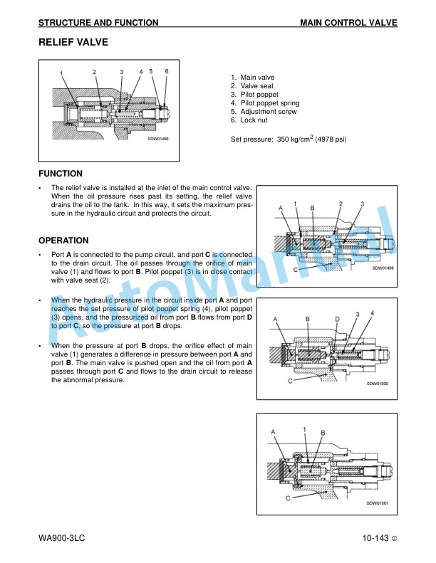 Alternative view of Komatsu WA900-3LC Wheel Loader Shop Manual CEBM003702