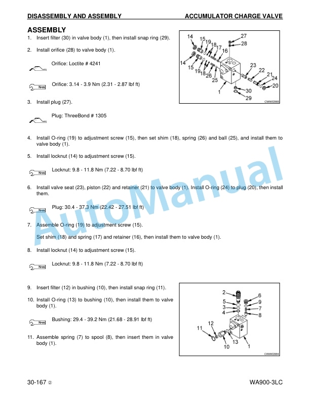 Komatsu WA900-3LC Wheel Loader Shop Manual CEBM003702 5 Komatsu WA900-3LC Wheel Loader Shop Manual CEBM003702 - Image 5