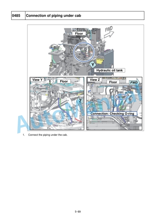 Komatsu WA900-8R Wheel Loader Field Assembly Instruction GEN00206-00 3 Komatsu WA900-8R Wheel Loader Field Assembly Instruction GEN00206-00 - Image 3