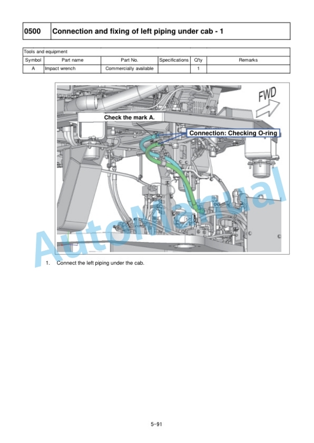 Komatsu WA900-8R Wheel Loader Field Assembly Instruction GEN00206-02 3 Komatsu WA900-8R Wheel Loader Field Assembly Instruction GEN00206-02 - Image 3