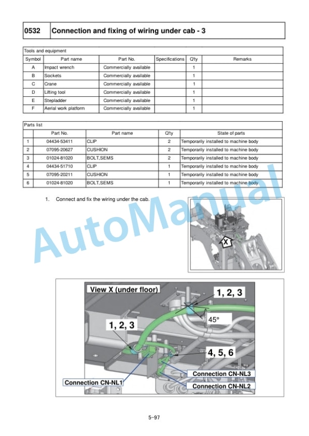 Komatsu WA900-8R Wheel Loader Field Assembly Manual GEN00206-05 3 Komatsu WA900-8R Wheel Loader Field Assembly Manual GEN00206-05 - Image 3