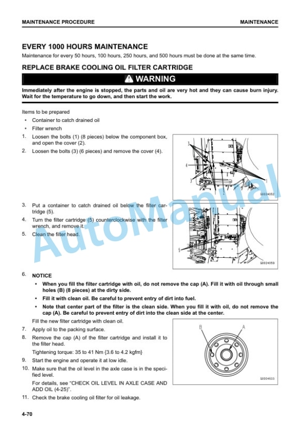 Komatsu WA900-8R Wheel Loader Operation and Maintenance Manual PEN01529-02 5 Komatsu WA900-8R Wheel Loader Operation and Maintenance Manual PEN01529-02 - Image 5