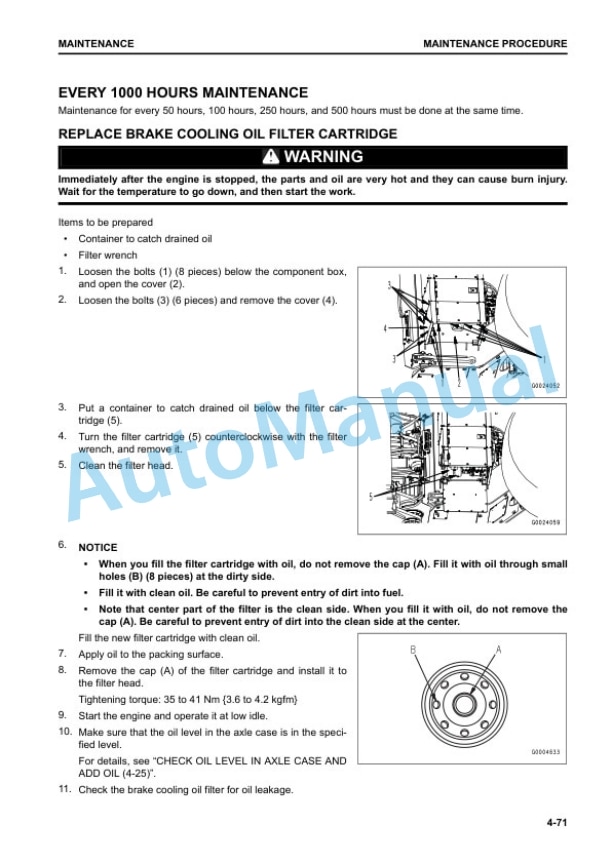 Komatsu WA900-8R Wheel Loader Operation and Maintenance Manual PEN01529-04 5 Komatsu WA900-8R Wheel Loader Operation and Maintenance Manual PEN01529-04 - Image 5