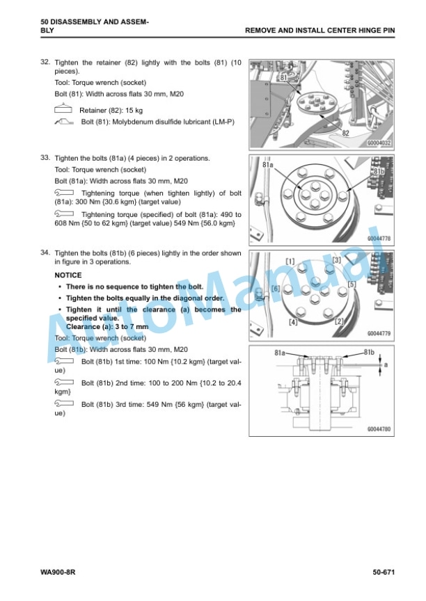 Komatsu WA900-8R Wheel Loader Shop Manual SEN06750-02 5 Komatsu WA900-8R Wheel Loader Shop Manual SEN06750-02 - Image 5