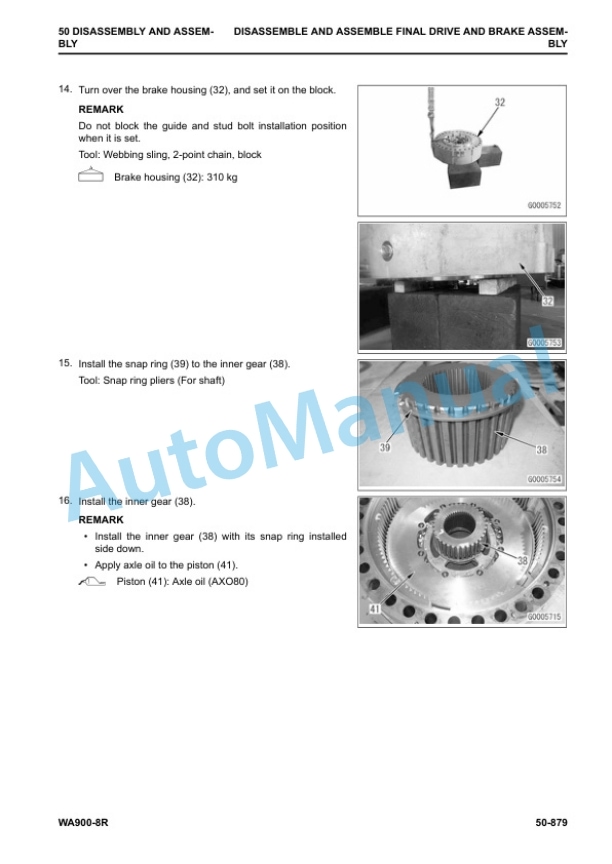 Komatsu WA900-8R Wheel Loader Shop Manual SEN06750-10 5 Komatsu WA900-8R Wheel Loader Shop Manual SEN06750-10 - Image 5