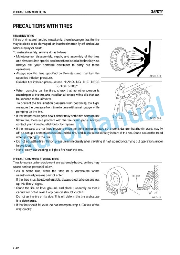 Alternative view of Komatsu WA900L-3 Avance Wheel Loader Operation and Maintenance Manual TEN00009-02