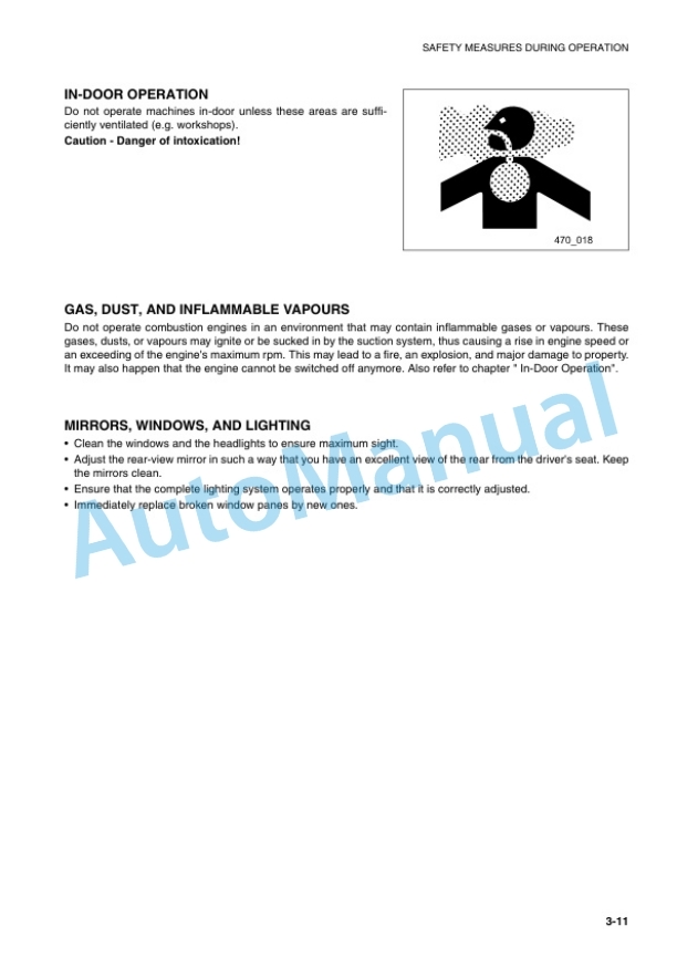 Alternative view of Komatsu WA95-3 Wheel Loader Operation and Maintenance Manual VEAM980400