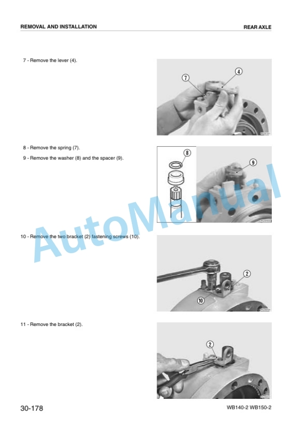 Komatsu WB140-2, WB150-2 Backhoe Loader Shop Manual WEBM004601 5 Komatsu WB140-2, WB150-2 Backhoe Loader Shop Manual WEBM004601 - Image 5