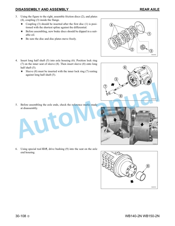 Komatsu WB140-2N, WB150-2N Backhoe Loader Shop Manual CEBM009802 5 Komatsu WB140-2N, WB150-2N Backhoe Loader Shop Manual CEBM009802 - Image 5