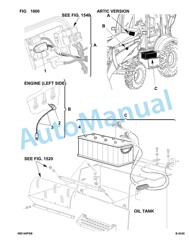 Komatsu WB140PS-2 Backhoe Loader Parts Manual 150F50098-up 2 Komatsu WB140PS-2 Backhoe Loader Parts Manual 150F50098-up-2