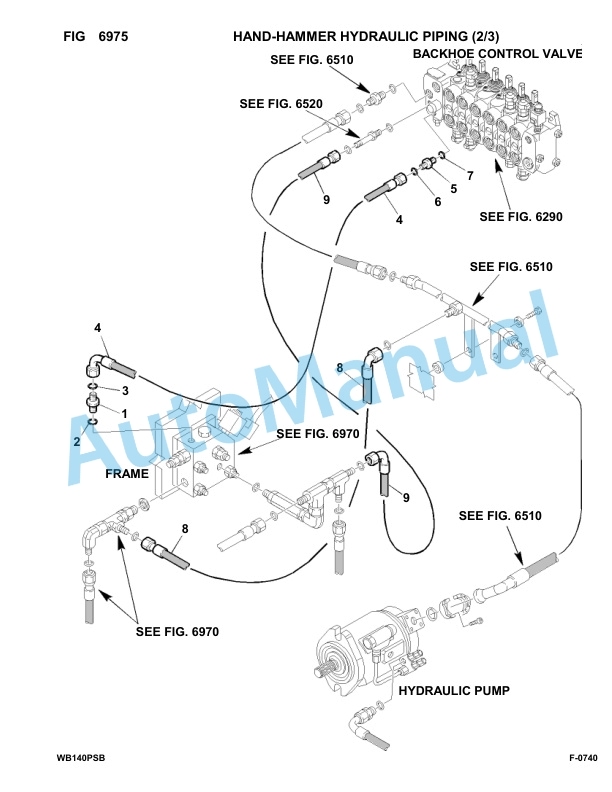 Komatsu WB140PS-2 Backhoe Loader Parts Manual 150F50098-up 5 Komatsu WB140PS-2 Backhoe Loader Parts Manual 150F50098-up-5