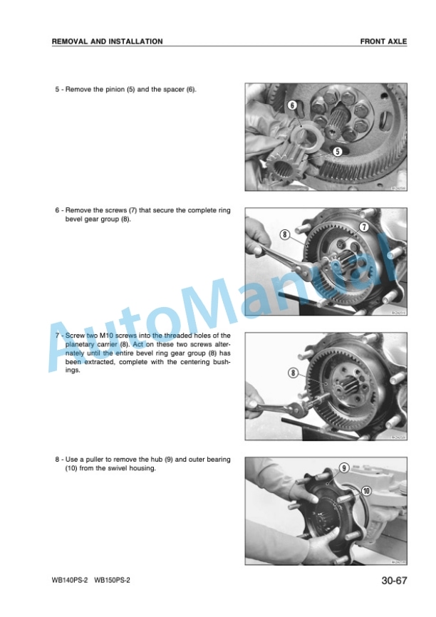 Komatsu WB140PS-2, WB150PS-2 Backhoe Loader Shop Manual WEBM002502 4 Komatsu WB140PS-2, WB150PS-2 Backhoe Loader Shop Manual WEBM002502 - Image 4