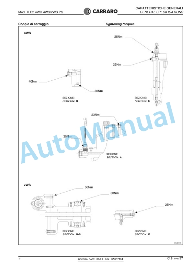 Alternative view of Komatsu WB140PS-2, WB150PS-2 Power Shift Backhoe Loader Shop Manual CEBM009200