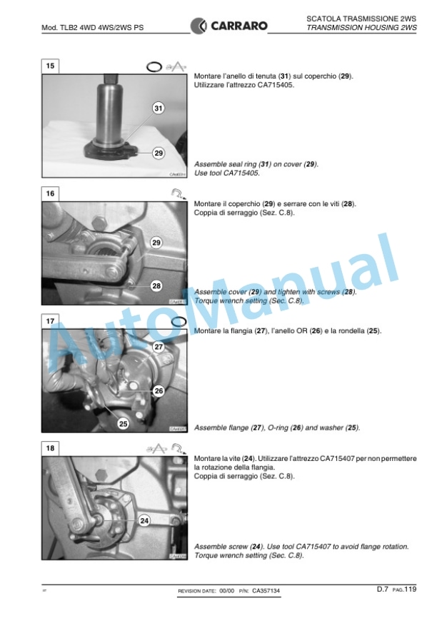 Komatsu WB140PS-2, WB150PS-2 Power Shift Backhoe Loader Shop Manual CEBM009200 4 Komatsu WB140PS-2, WB150PS-2 Power Shift Backhoe Loader Shop Manual CEBM009200 - Image 4