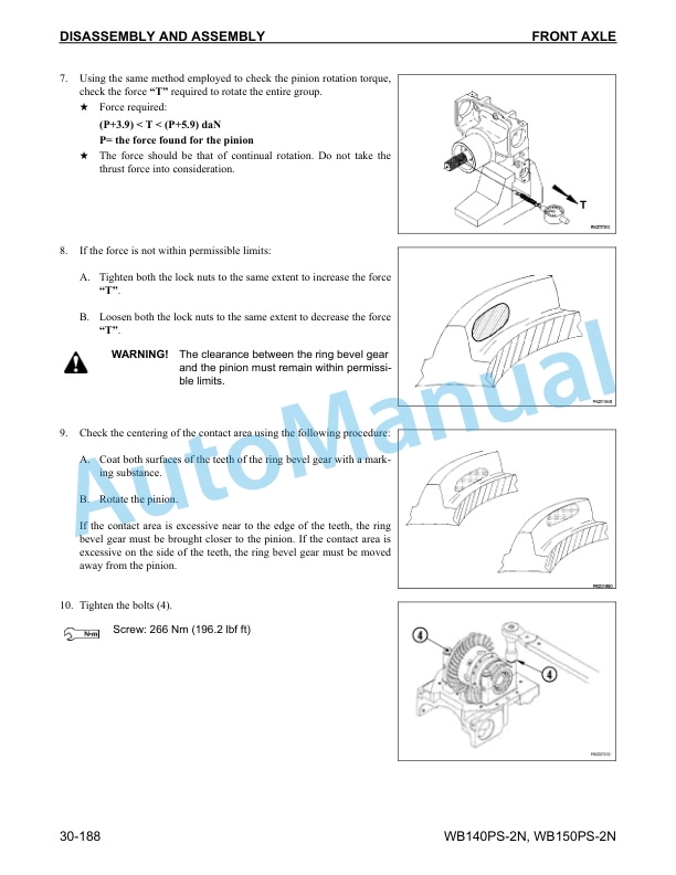 Komatsu WB140PS-2N, WB150PS-2N Backhoe Loader Shop Manual CEBM011100 5 Komatsu WB140PS-2N, WB150PS-2N Backhoe Loader Shop Manual CEBM011100 - Image 5