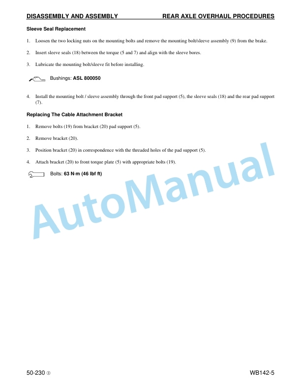 Komatsu WB142-5 Backhoe Loader Shop Manual CEBM018903 5 Komatsu WB142-5 Backhoe Loader Shop Manual CEBM018903 - Image 5