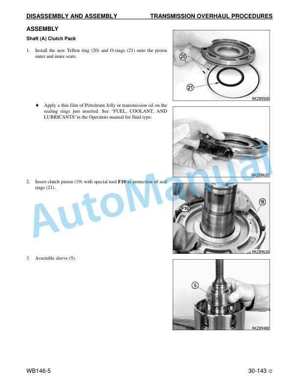 Komatsu WB146-5 Backhoe Loader Shop Manual CEBM016502 4 Komatsu WB146-5 Backhoe Loader Shop Manual CEBM016502 - Image 4
