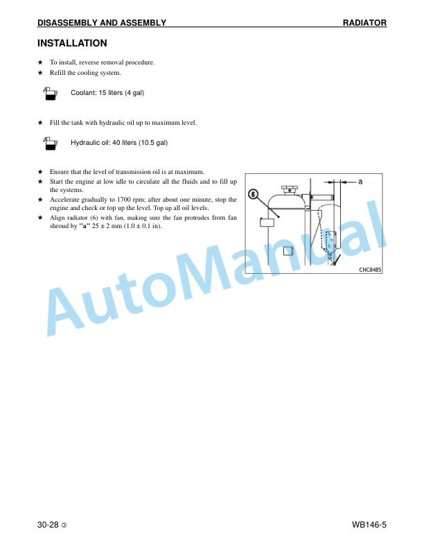 Komatsu WB146-5 Backhoe Loader Shop Manual CEBM016503 3 Komatsu WB146-5 Backhoe Loader Shop Manual CEBM016503 - Image 3