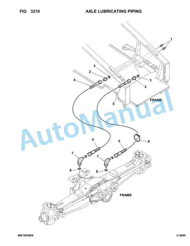 Komatsu WB150AWS-2 Backhoe Loader Parts Manual 150F80001-up 2 Komatsu WB150AWS-2 Backhoe Loader Parts Manual 150F80001-up-2