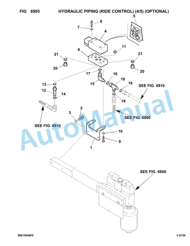 Komatsu WB150AWS-2 Backhoe Loader Parts Manual 150F80001-up 5 Komatsu WB150AWS-2 Backhoe Loader Parts Manual 150F80001-up-5