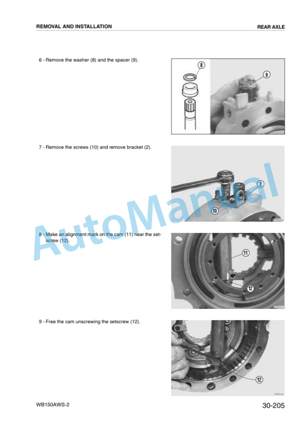 Komatsu WB150AWS-2 Backhoe Loader Shop Manual WEBM003301 5 Komatsu WB150AWS-2 Backhoe Loader Shop Manual WEBM003301 - Image 5