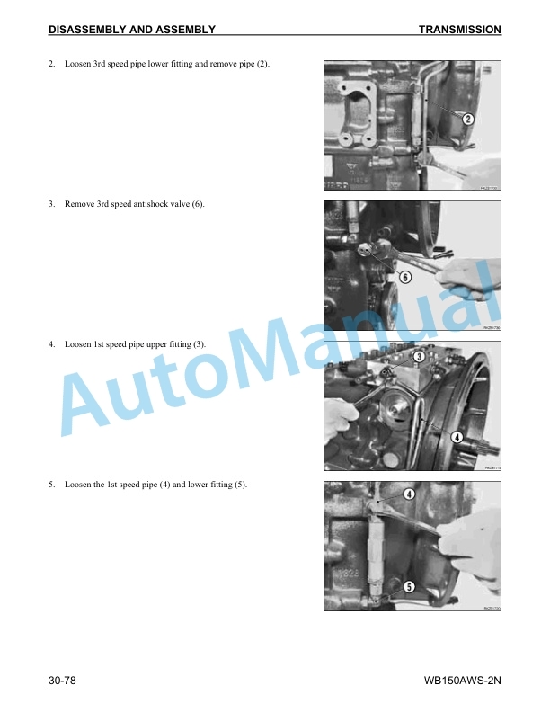 Komatsu WB150AWS-2N Backhoe Loader Shop Manual CEBM011300 4 Komatsu WB150AWS-2N Backhoe Loader Shop Manual CEBM011300 - Image 4