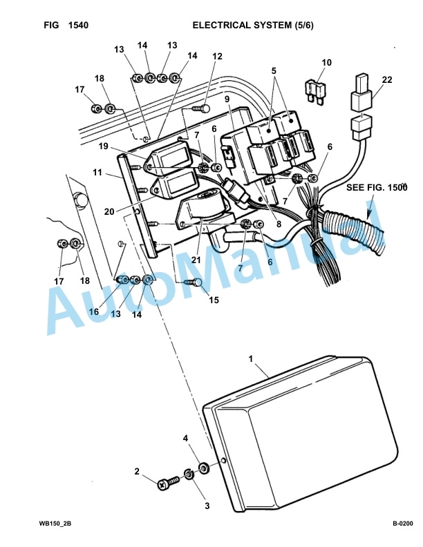Komatsu WB150PS-2 Backhoe Loader Parts Manual 150F50001-up 2 Komatsu WB150PS-2 Backhoe Loader Parts Manual 150F50001-up-2