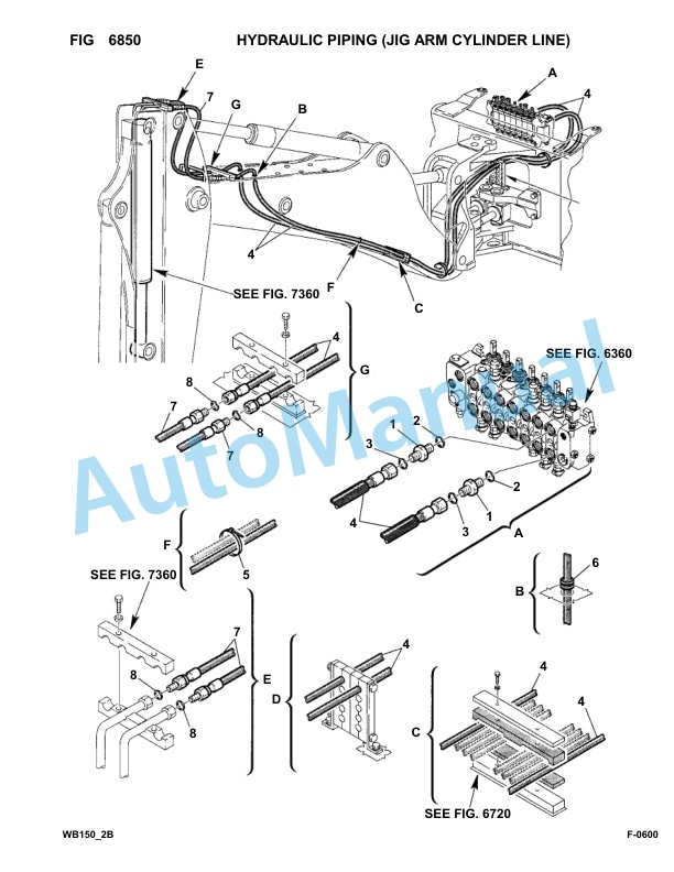 Komatsu WB150PS-2 Backhoe Loader Parts Manual 150F50001-up 5 Komatsu WB150PS-2 Backhoe Loader Parts Manual 150F50001-up-5