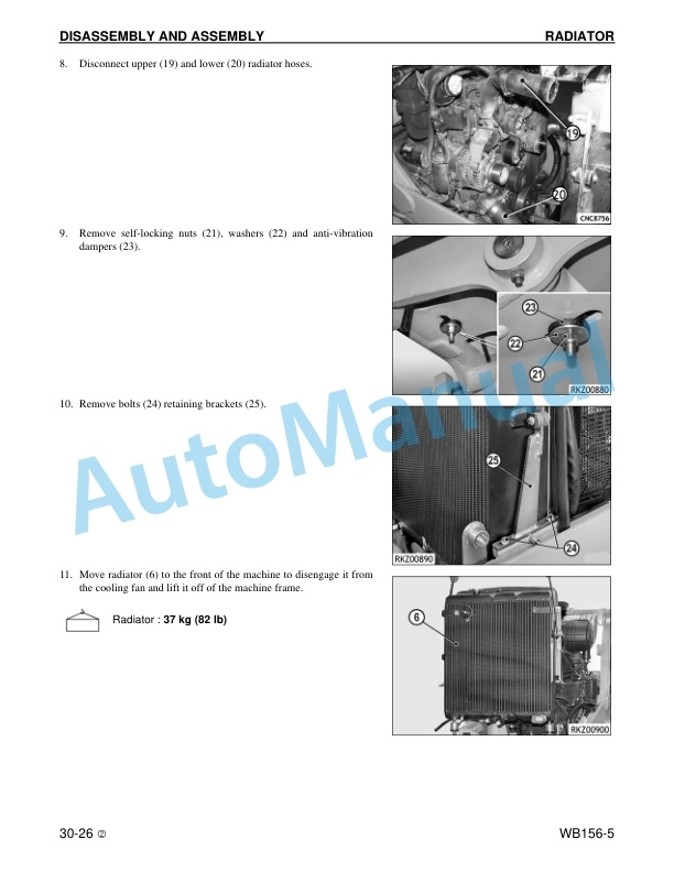 Komatsu WB156-5 Backhoe Loader Shop Manual CEBM016602 3 Komatsu WB156-5 Backhoe Loader Shop Manual CEBM016602 - Image 3