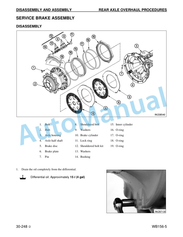 Komatsu WB156-5 Backhoe Loader Shop Manual CEBM016602 5 Komatsu WB156-5 Backhoe Loader Shop Manual CEBM016602 - Image 5