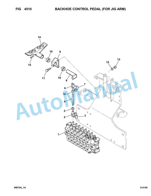 Komatsu WB70A-1 Backhoe Loader Parts Manual F10950-up 3 Komatsu WB70A-1 Backhoe Loader Parts Manual F10950-up-3