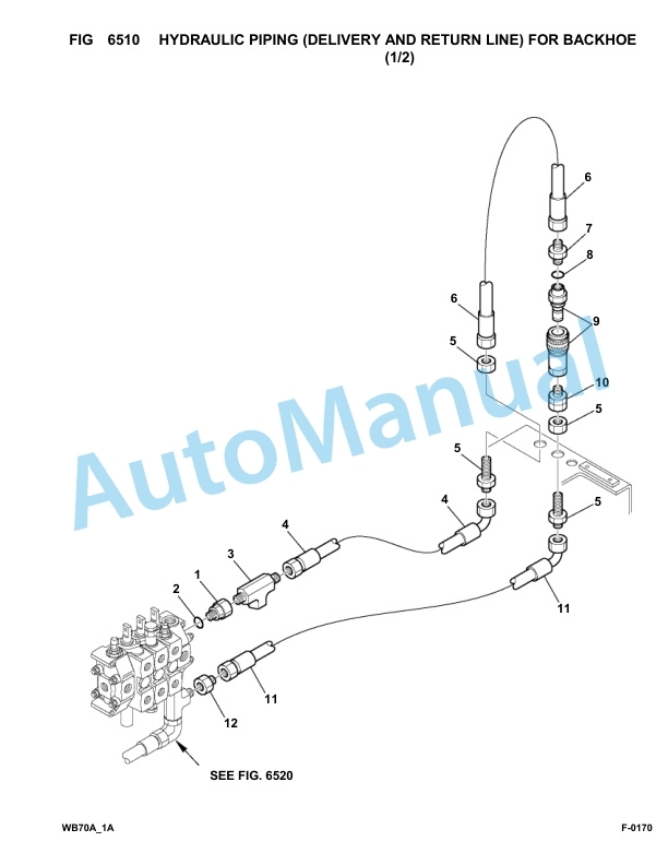 Komatsu WB70A-1 Backhoe Loader Parts Manual F10950-up 4 Komatsu WB70A-1 Backhoe Loader Parts Manual F10950-up-4