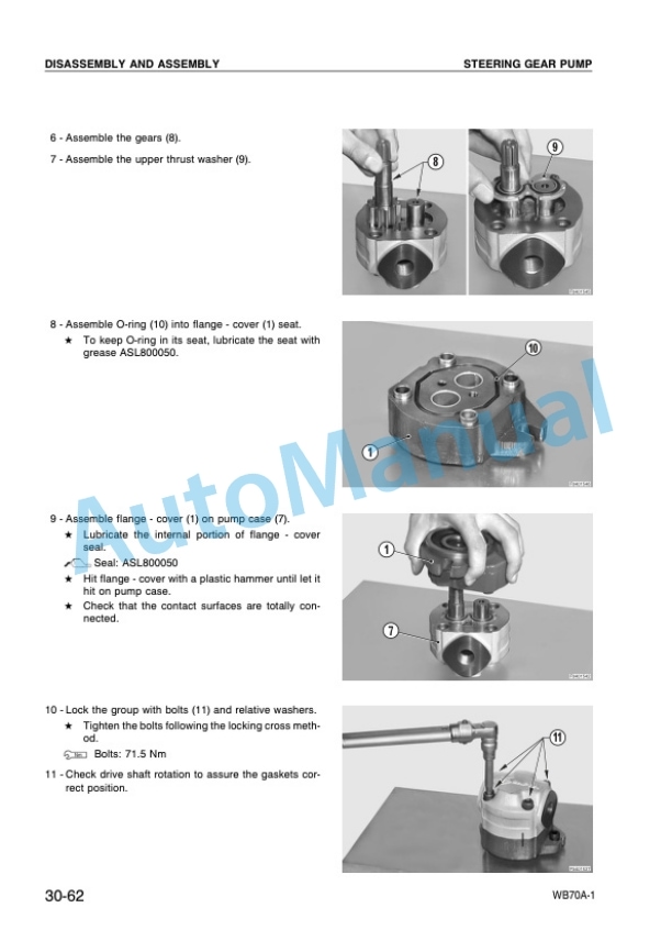 Komatsu WB70A-1 Backhoe Loader Shop Manual WEBM003200 4 Komatsu WB70A-1 Backhoe Loader Shop Manual WEBM003200 - Image 4