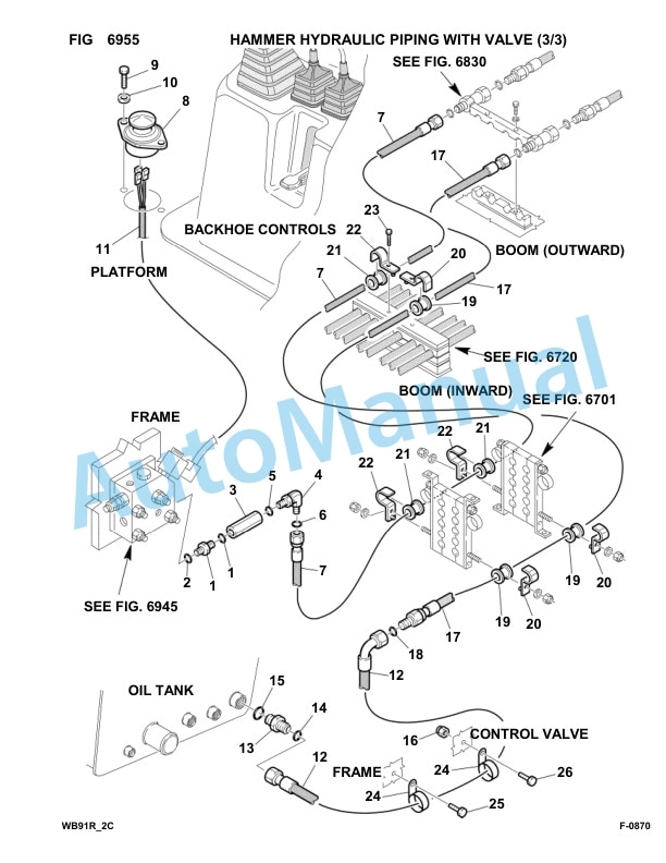 Komatsu WB91R-2 Backhoe Loader Parts Manual 91F20145-up 5 Komatsu WB91R-2 Backhoe Loader Parts Manual 91F20145-up-5