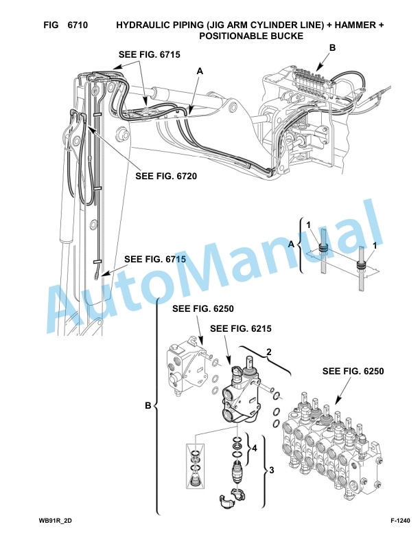 Komatsu WB91R-2 Backhoe Loader Parts Manual 91F20250-up 5 Komatsu WB91R-2 Backhoe Loader Parts Manual 91F20250-up-5