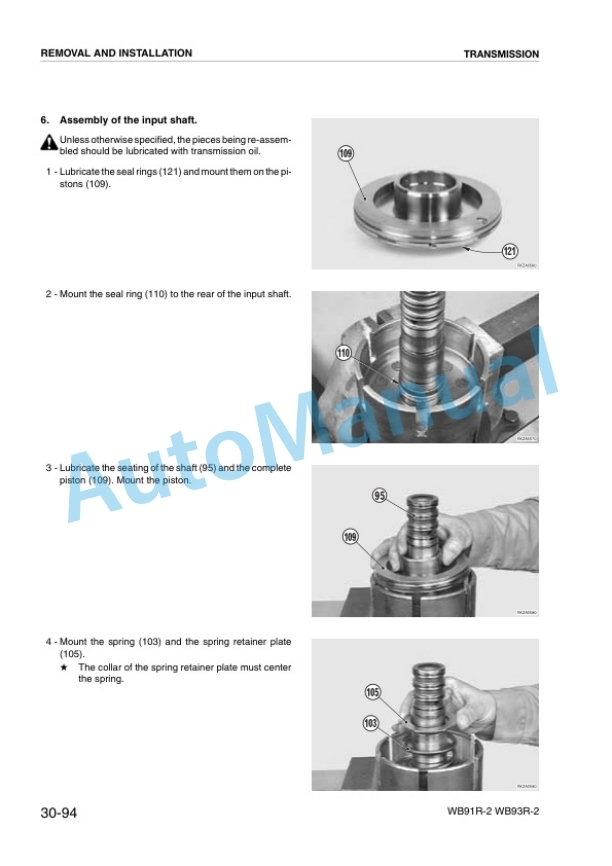 Komatsu WB91R-2, WB93R-2 Avance Backhoe Loader Shop Manual WEBM000404 4 Komatsu WB91R-2, WB93R-2 Avance Backhoe Loader Shop Manual WEBM000404 - Image 4