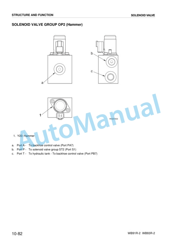 Komatsu WB91R-2, WB93R-2 Backhoe Loader Shop Manual WEBM000405 2 Komatsu WB91R-2, WB93R-2 Backhoe Loader Shop Manual WEBM000405-2